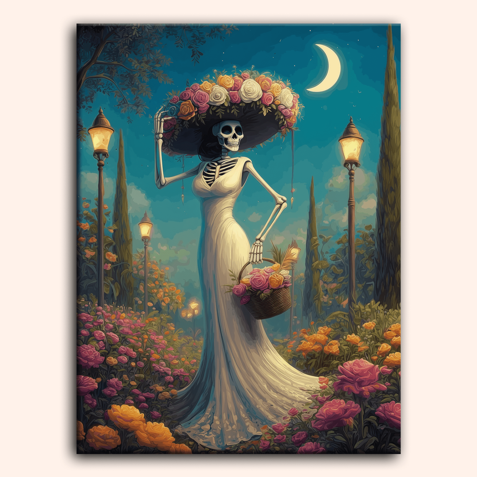 Paint by numbers - Garden Catrina - MyArt