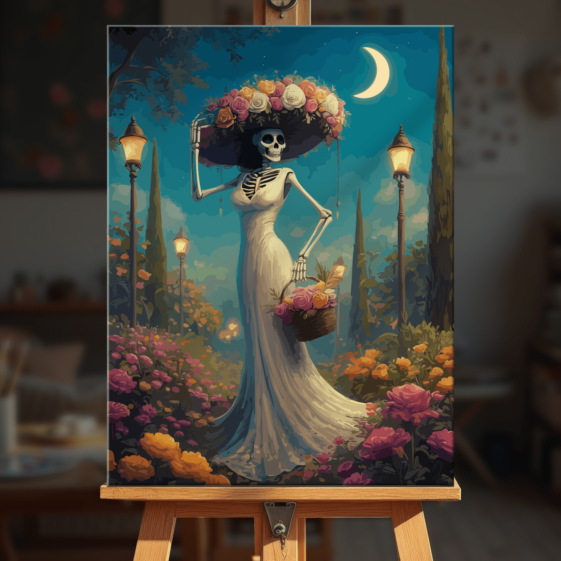 Paint by numbers - Garden Catrina - MyArt