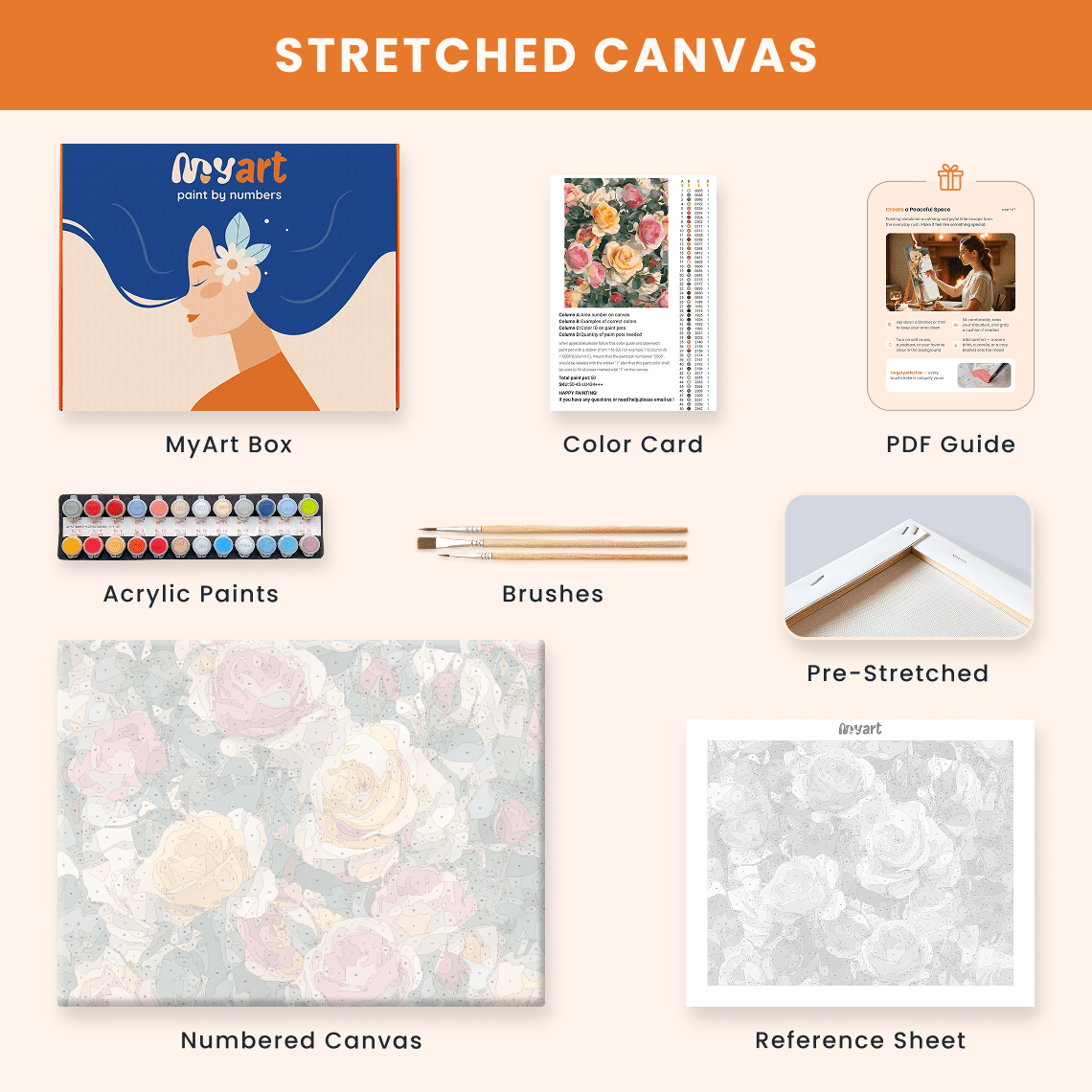 Paint by numbers - Garden Harmony - MyArt