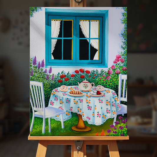 Paint by numbers - Garden Morning Feast - MyArt