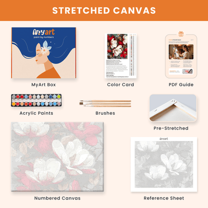 Paint by numbers - Gentle Shapes - MyArt