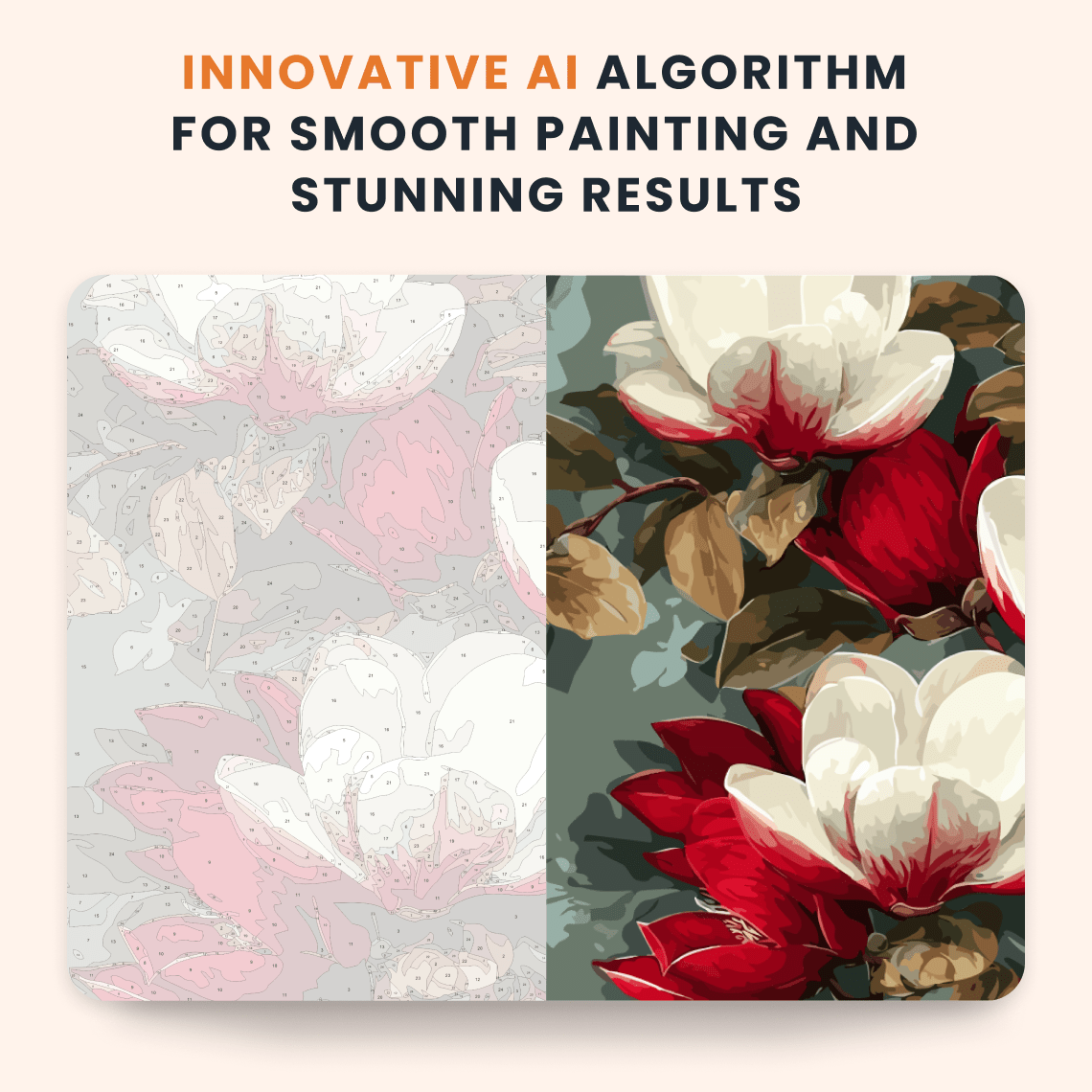 Paint by numbers - Gentle Shapes - MyArt