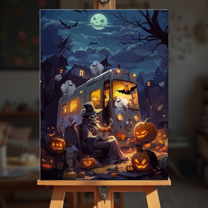 Paint by numbers - Ghost Bus - MyArt