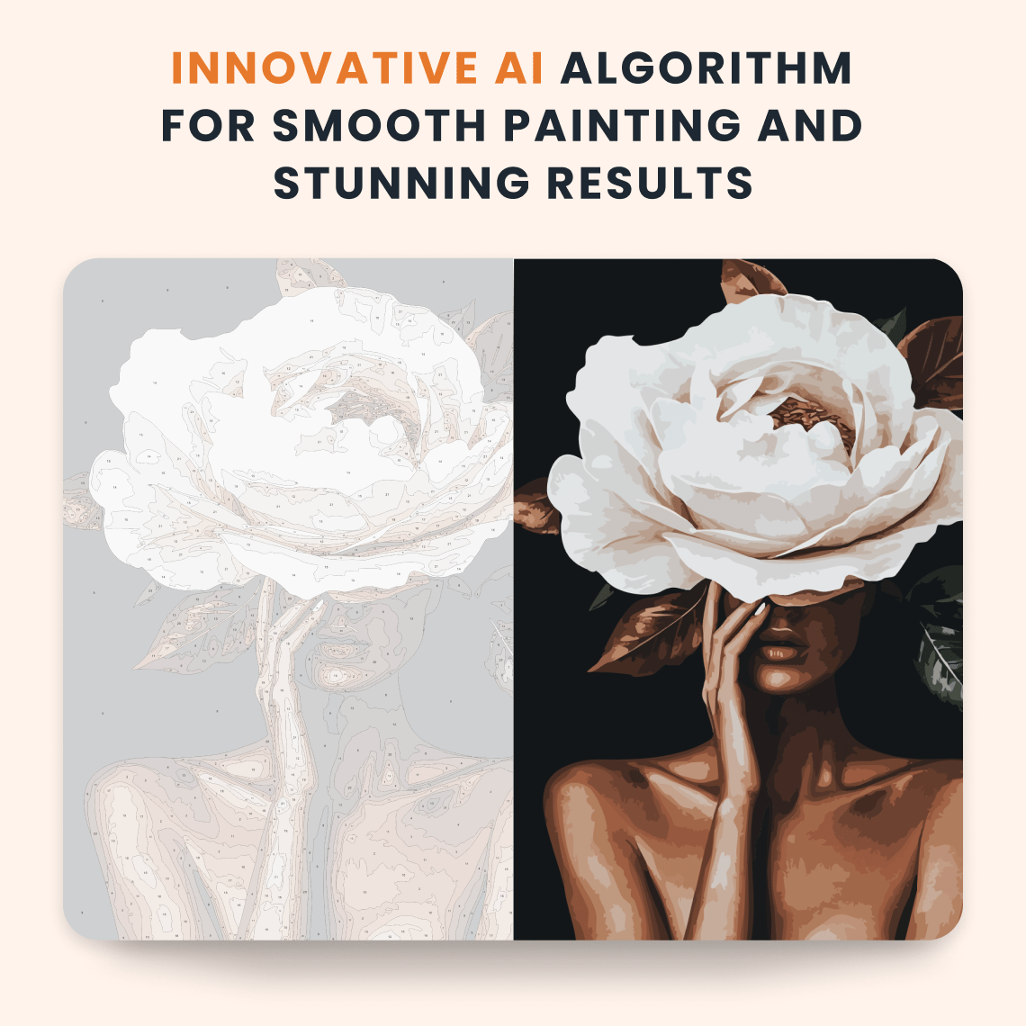 Paint by numbers - Gilded Bloom - MyArt