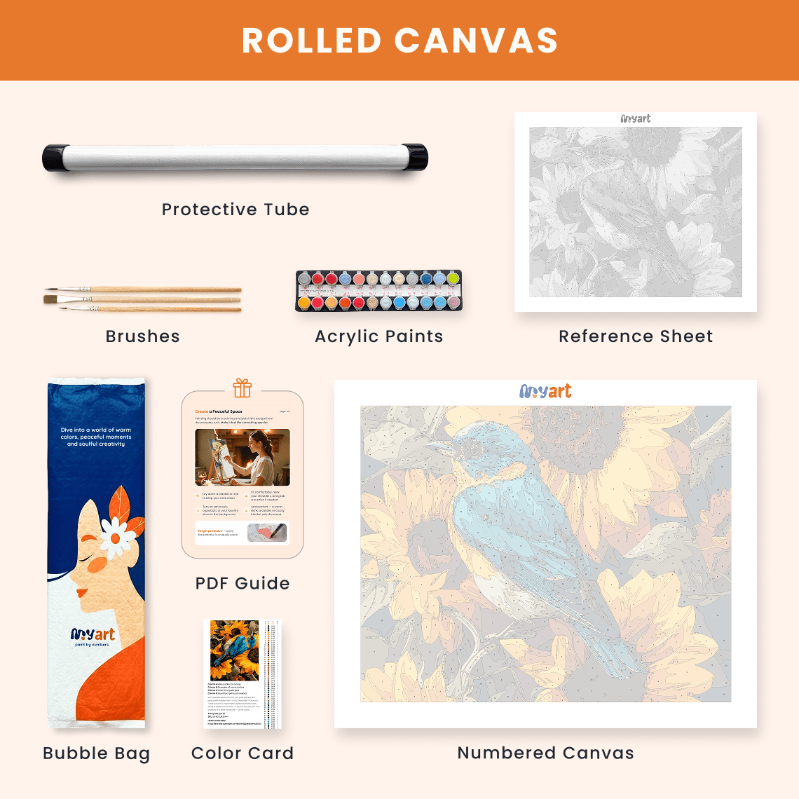 Paint by numbers - Gilded Moment - MyArt