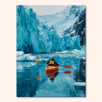 Paint by numbers - Glacial Paddle - MyArt