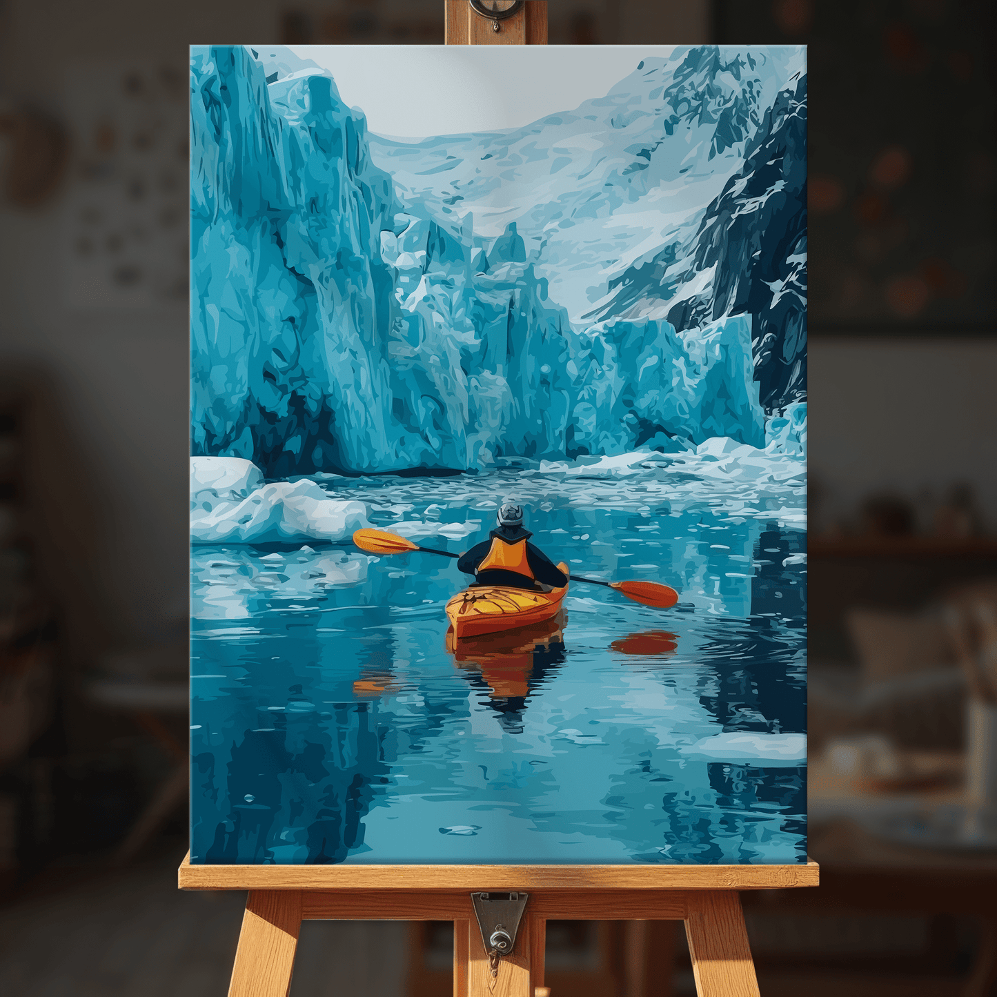 Paint by numbers - Glacial Paddle - MyArt