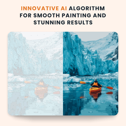 Paint by numbers - Glacial Paddle - MyArt