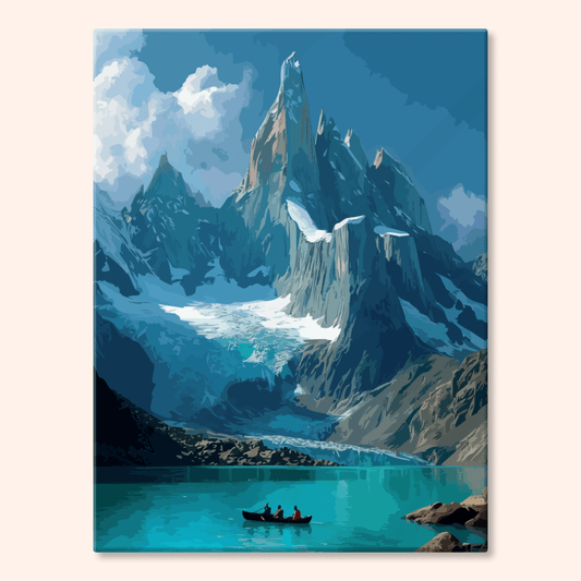 Paint by numbers - Glacial Peaks - MyArt