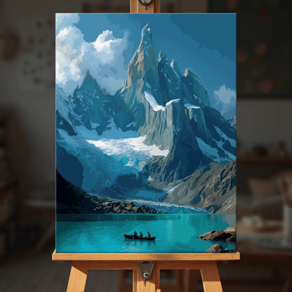 Paint by numbers - Glacial Peaks - MyArt
