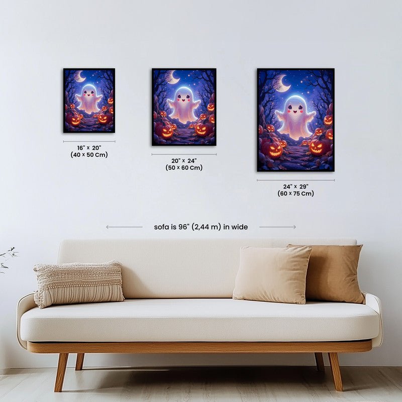 Paint by numbers - Glowing Ghost - MyArt