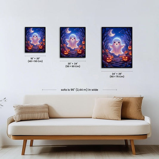 Paint by numbers - Glowing Ghost - MyArt