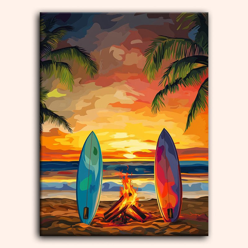 Paint by numbers - Golden Break - MyArt