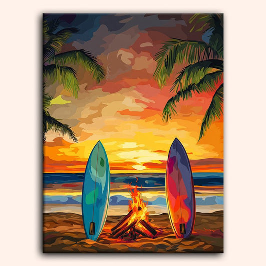 Paint by numbers - Golden Break - MyArt