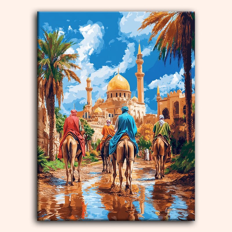 Paint by numbers - Golden Caravan - MyArt