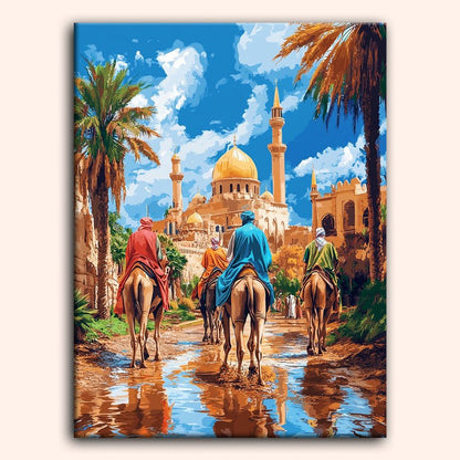 Paint by numbers - Golden Caravan - MyArt