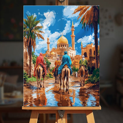 Paint by numbers - Golden Caravan - MyArt