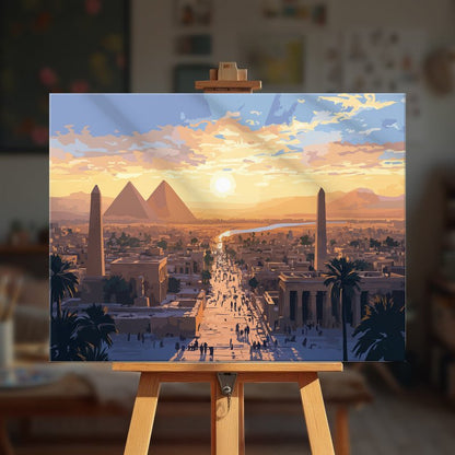 Paint by numbers - Golden City - MyArt