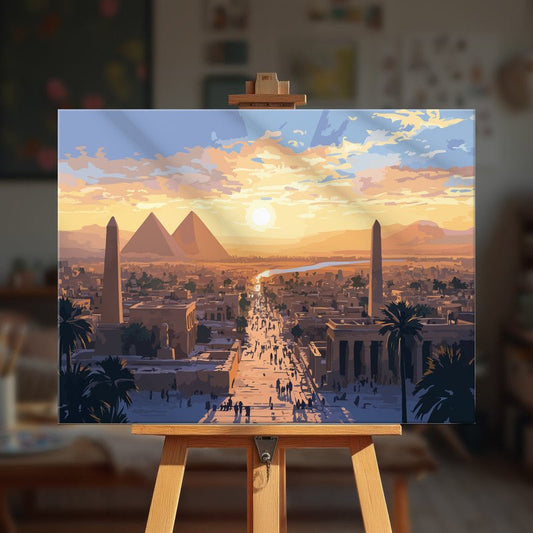 Paint by numbers - Golden City - MyArt