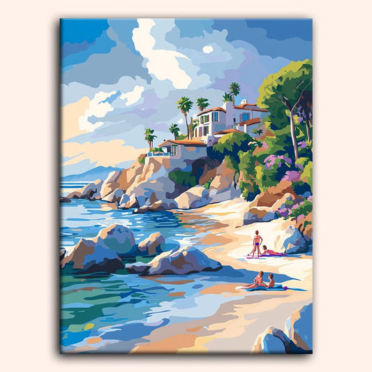 Paint by numbers - Golden Coast - MyArt