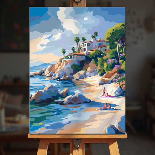 Paint by numbers - Golden Coast - MyArt