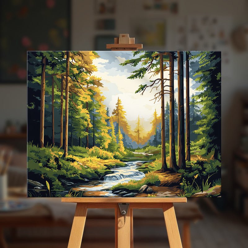 Paint by numbers - Golden Creek - MyArt