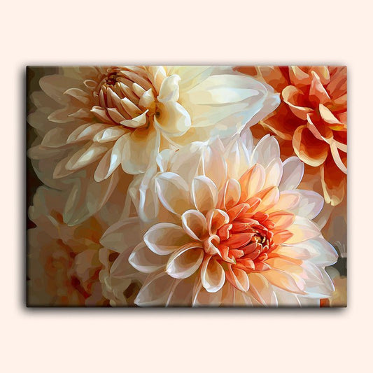 Paint by numbers - Golden Dahlias - MyArt