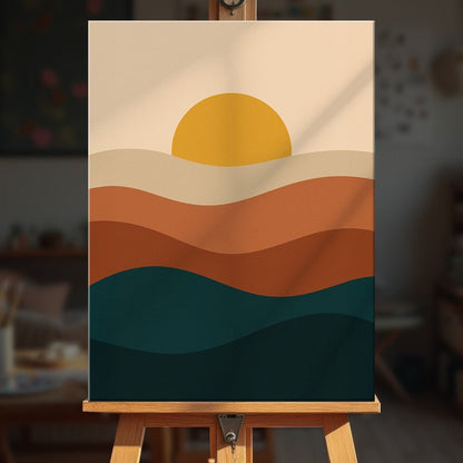 Paint by numbers - Golden Dawn - MyArt
