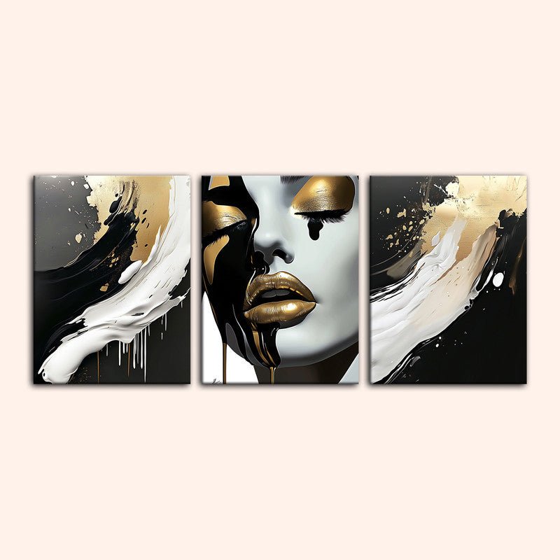 Paint by numbers - Golden Drip - MyArt