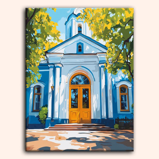 Paint by numbers - Golden Entrance - MyArt