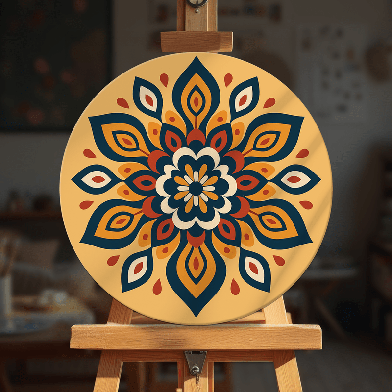 Paint by numbers - Golden Mandala - MyArt