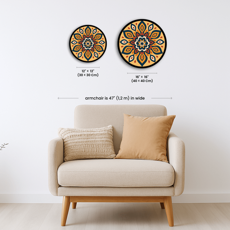 Paint by numbers - Golden Mandala - MyArt