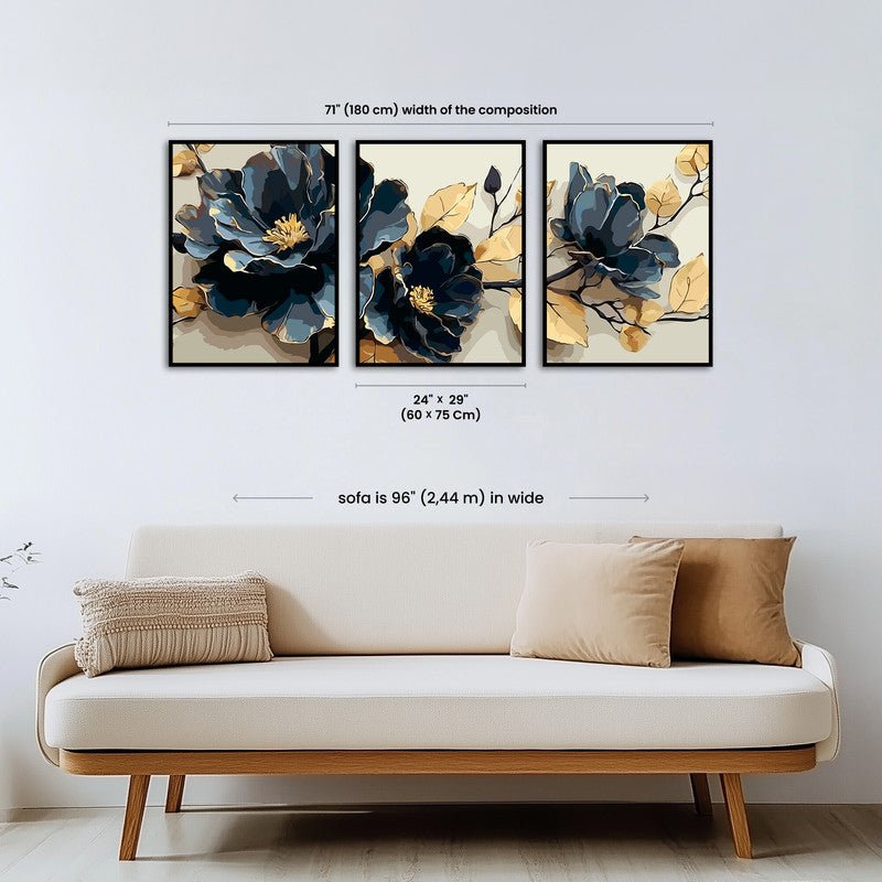 Paint by numbers - Golden Midnight - MyArt