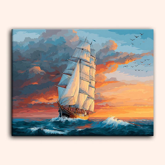 Paint by numbers - Golden Passage - MyArt
