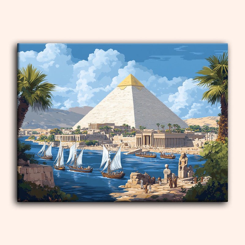 Paint by numbers - Golden Pyramid - MyArt