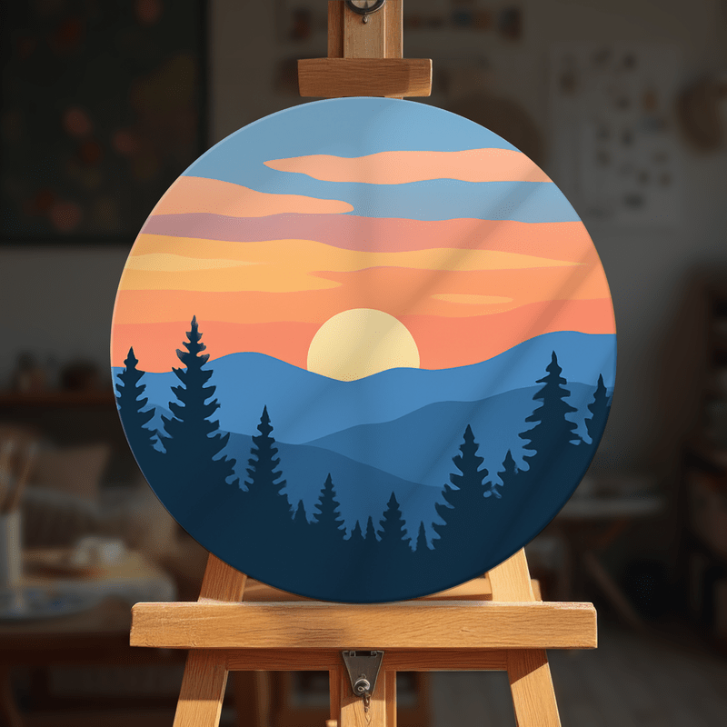 Paint by numbers - Golden Rise - MyArt