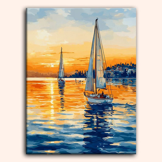 Paint by numbers - Golden Route - MyArt