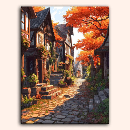 Paint by numbers - Golden Shadows - MyArt
