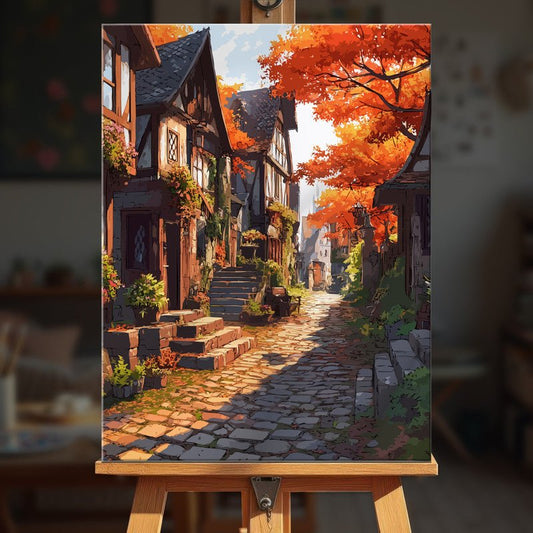 Paint by numbers - Golden Shadows - MyArt