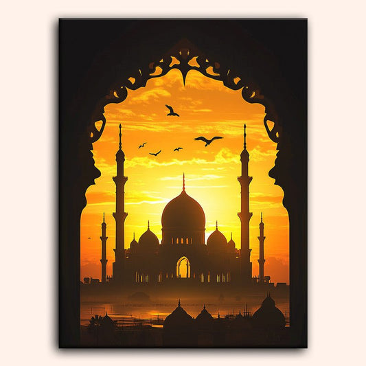 Paint by numbers - Golden Silhouette - MyArt