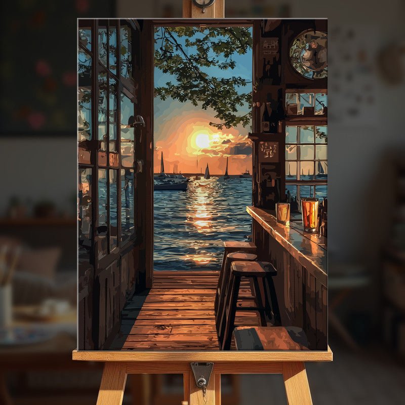 Paint by numbers - Golden Sip - MyArt