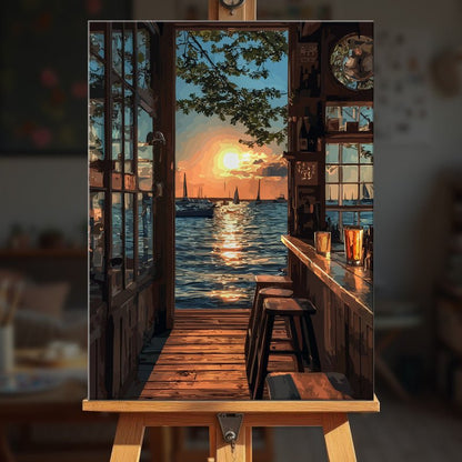 Paint by numbers - Golden Sip - MyArt