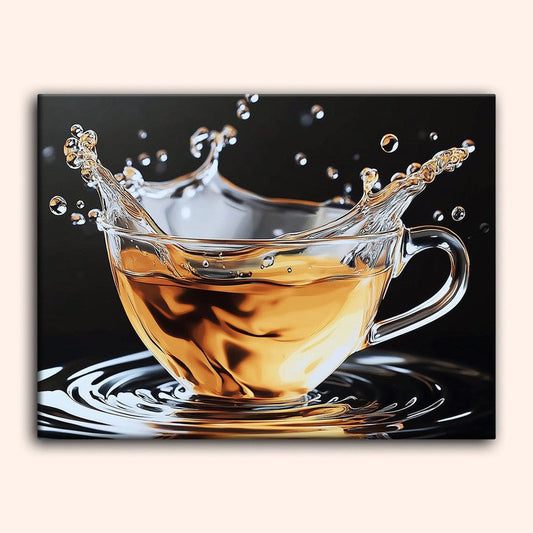 Paint by numbers - Golden Splash - MyArt