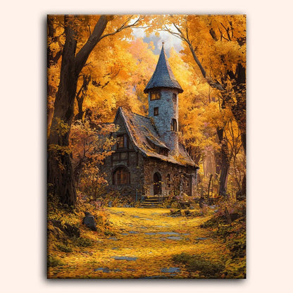 Paint by numbers - Golden Tower - MyArt