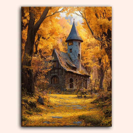 Paint by numbers - Golden Tower - MyArt