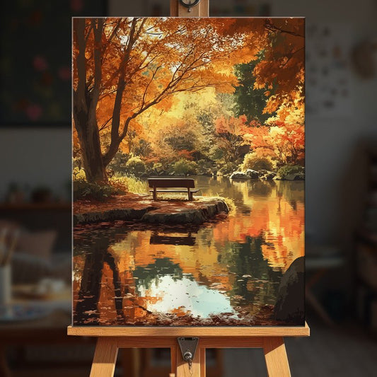 Paint by numbers - Golden Trail - MyArt