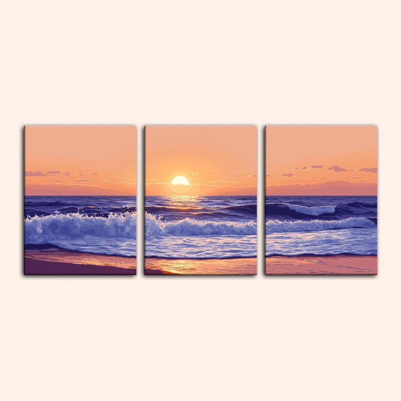 Paint by numbers - Golden Waves - MyArt