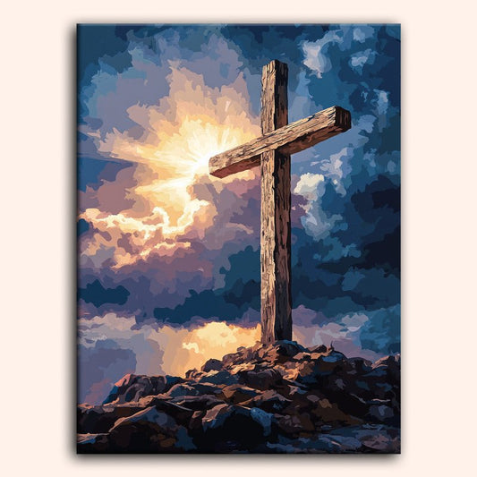 Paint by numbers - Golden Worship - MyArt