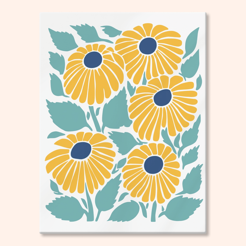 Paint by numbers - Golden Blooms - MyArt
