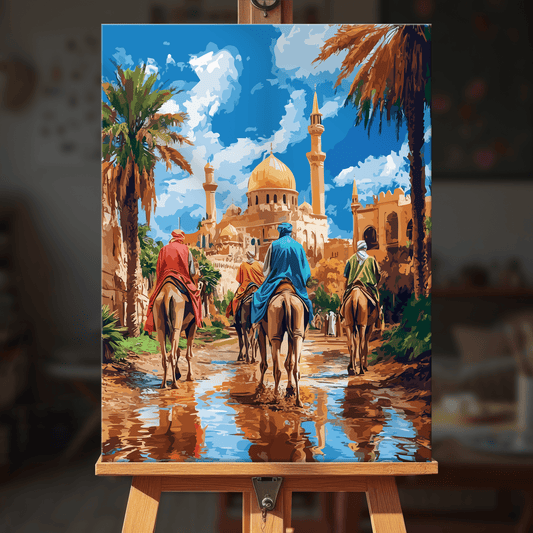 Paint by numbers - Golden Caravan - MyArt